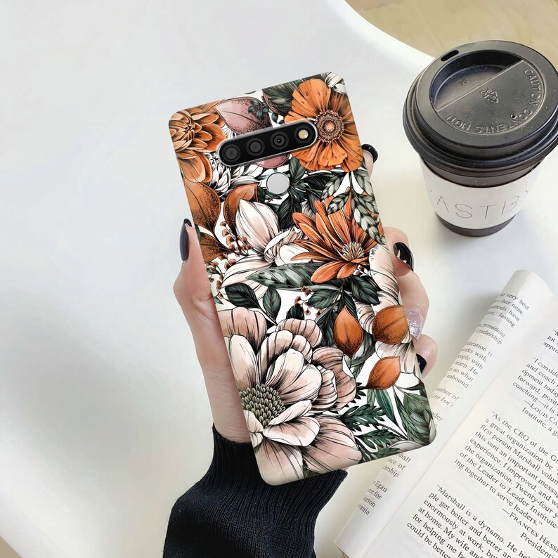 Lg flowers case Lg Stylo 4 case lg v50 case lg v60 case lg nexus case lg q stylus lg v30 plus case lg v20 case lg k10 case lg k92 case K62 image 1