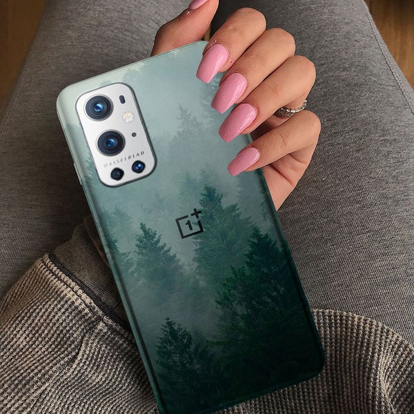 Forest case OnePlus case Nord CE case Nord 2 case nature case OnePlus 8t case OnePlus 9 Pro case pine trees OnePlus N100 case Nord N200 case