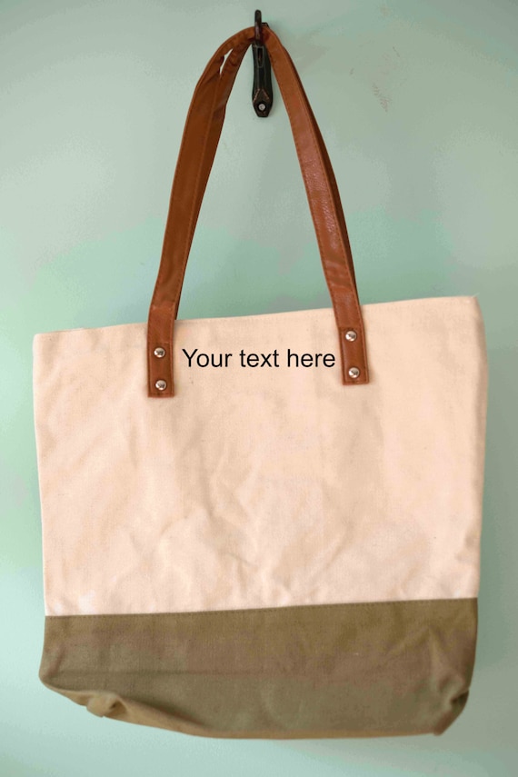 Personalized Canvas Tote Bags With Pockets IUCN Water