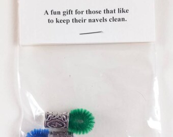 Belly button brushes for clean navels, fun novelty gift for your  valentine, personal care gift for couples, made in Cornwall, men and women