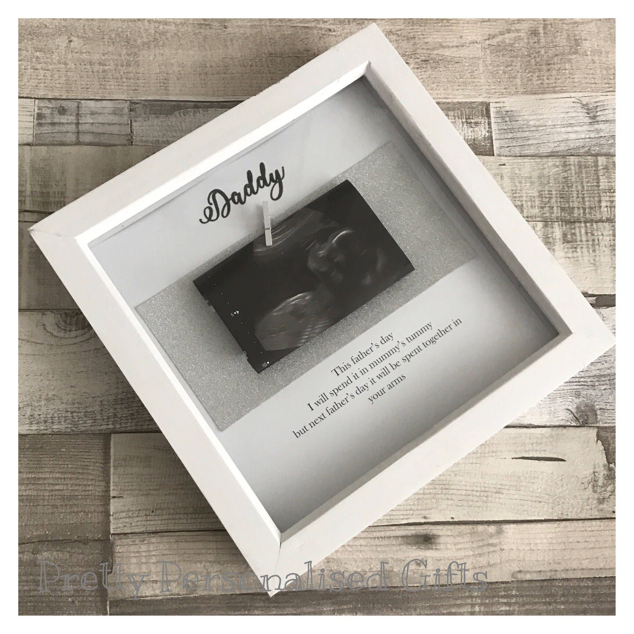 daddy to be photo frame from bump