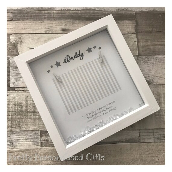 First scan 3d keepsake photo frame with poem unknown gender bump frame Christmas Gift from bump