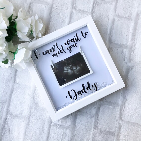 daddy to be photo frame from bump