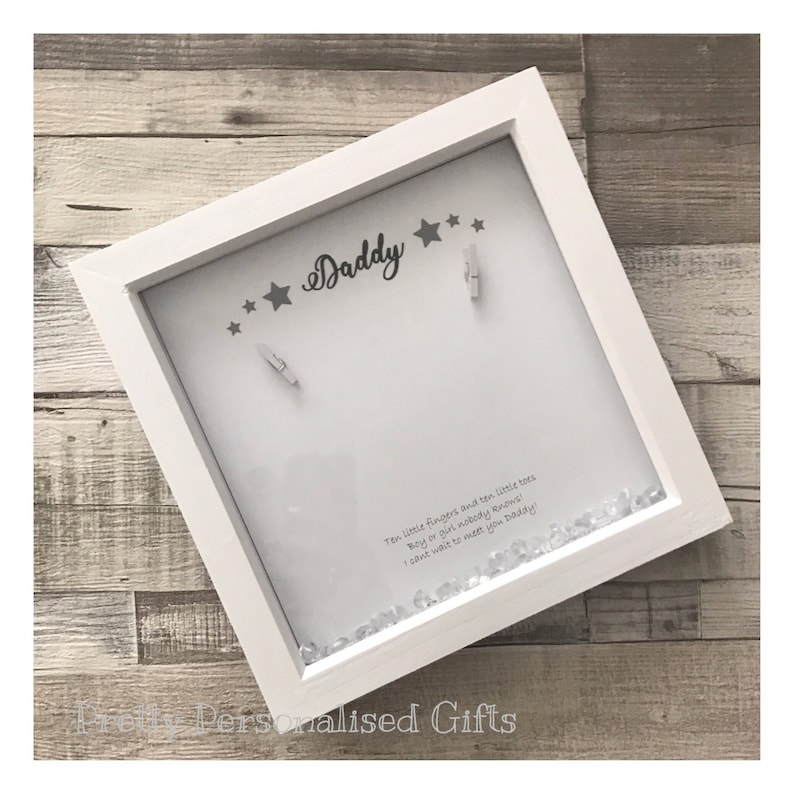 To daddy from bump Father's Day gift keepsake photo frame | Etsy