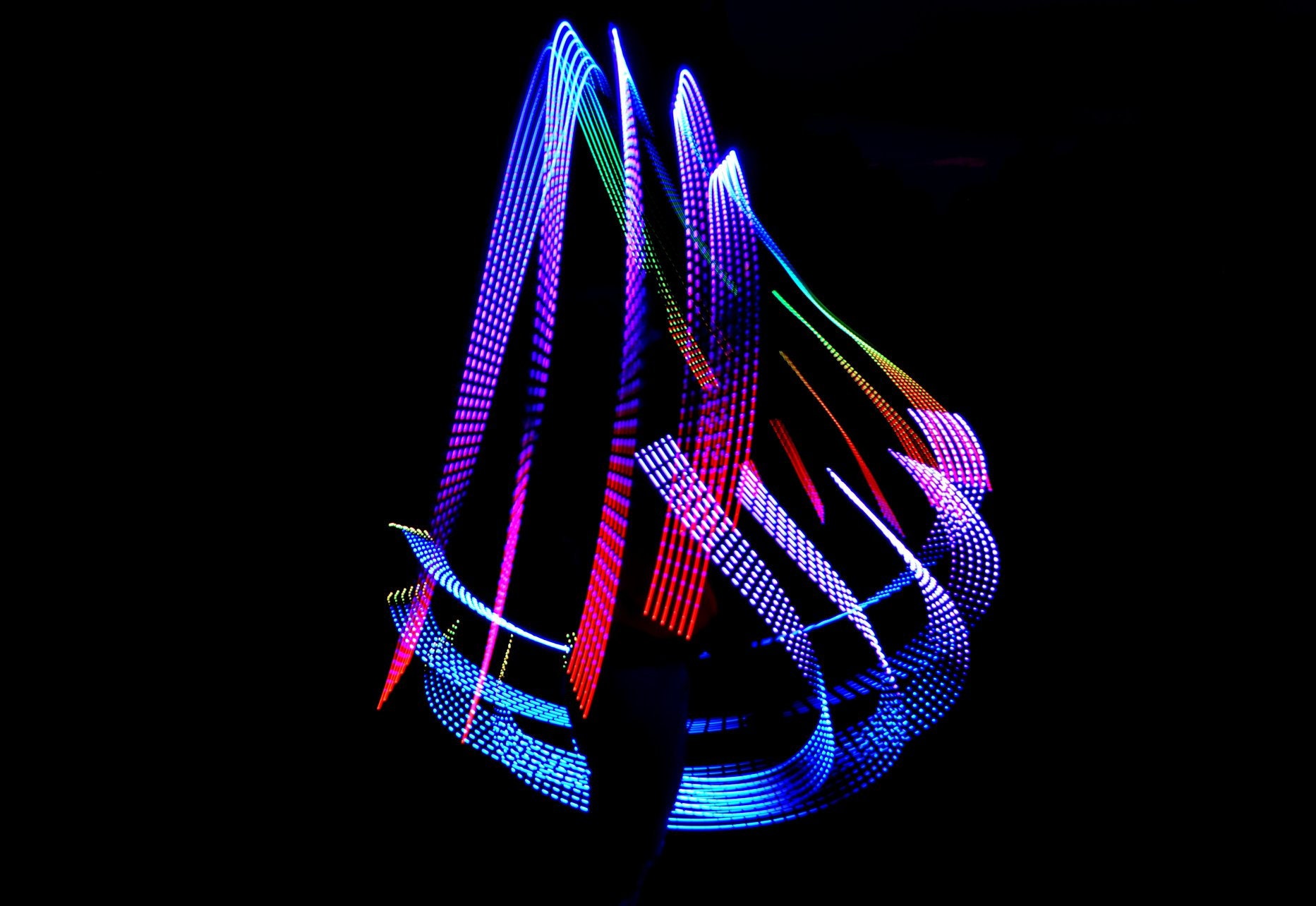 Digital LED Lotus Fans - Etsy