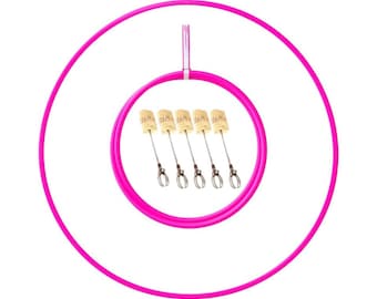 Aro de hula hoop perfecto para espectáculos de fuego: HDPE de 16 mm, ideal para entrenamientos y espectáculos de fuego.