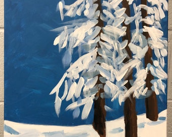 Snowy Tree Artwork
