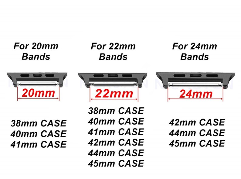 Apple Watch Band Strap Adapters Spring Bar Connectors for Etsy