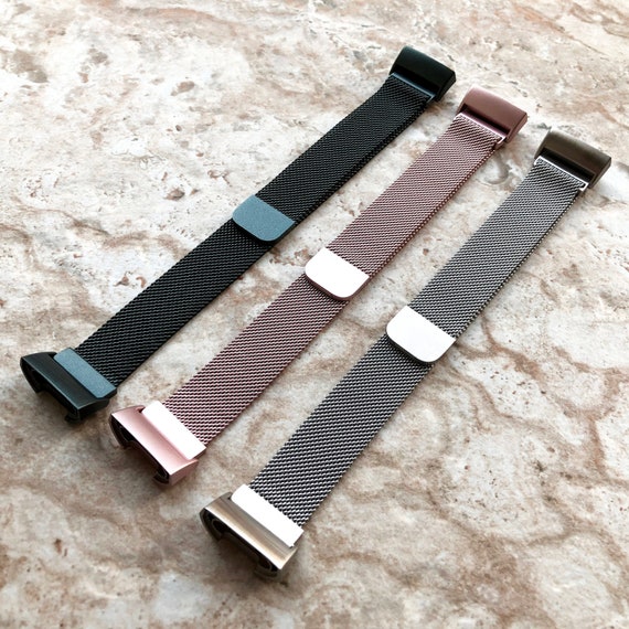 For Fitbit Charge 5/Charge 6 Stainless Steel Watch Band Milanese Strap  Bracelet