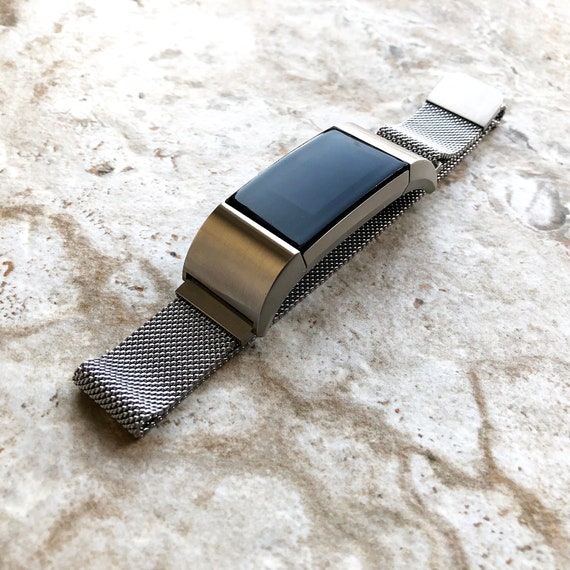 For Fitbit Charge 5/Charge 6 Stainless Steel Watch Band Milanese Strap  Bracelet