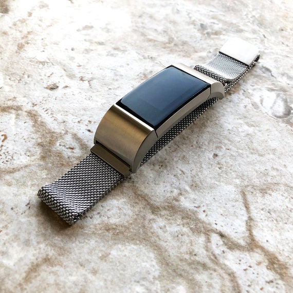 For Fitbit Charge 5/Charge 6 Stainless Steel Watch Band Milanese