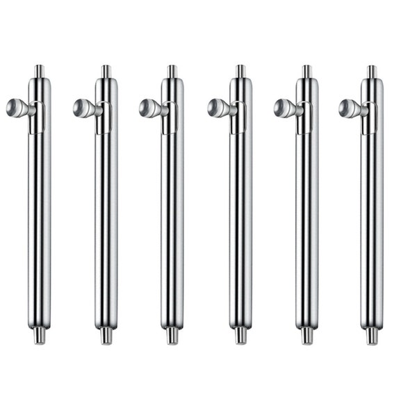 6pcs Stainless Steel Quick Release Spring Bar Pins for Watch Bands Straps 18mm 19mm 20mm 21mm 22mm 23mm 24mm 25mm 26mm Lug Attachment