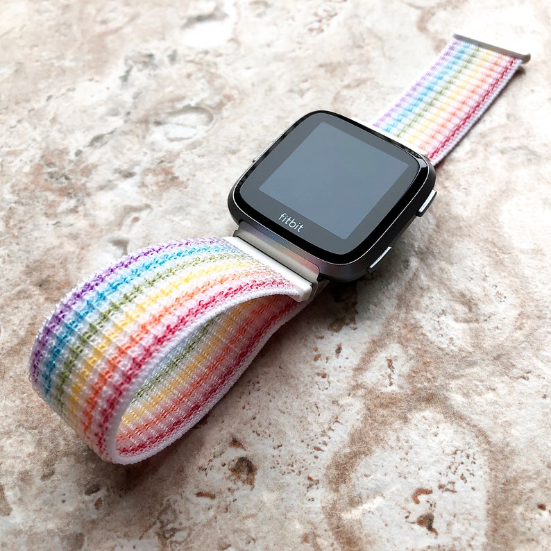 rainbow fitbit versa 2 band