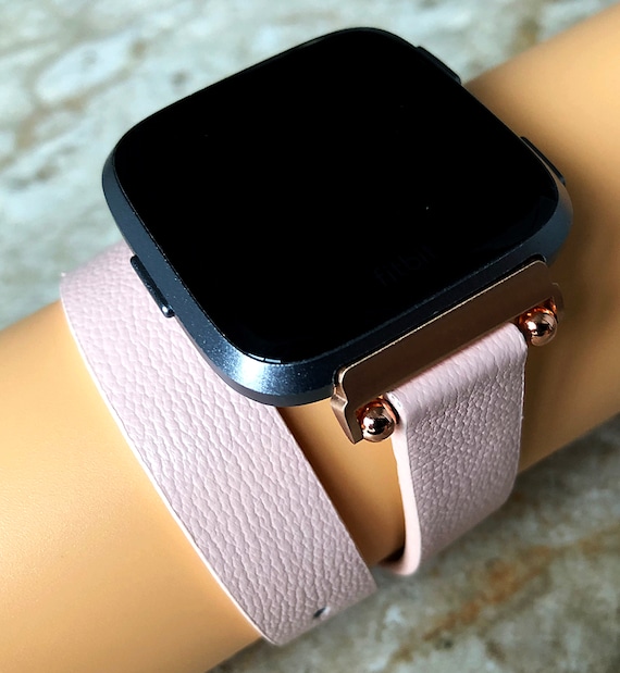 Fitbit Versa 2 3 4 Sense 2 Pink Soft Band Double Wrap Around ...