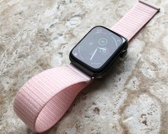 Pink and black shop apple watch band