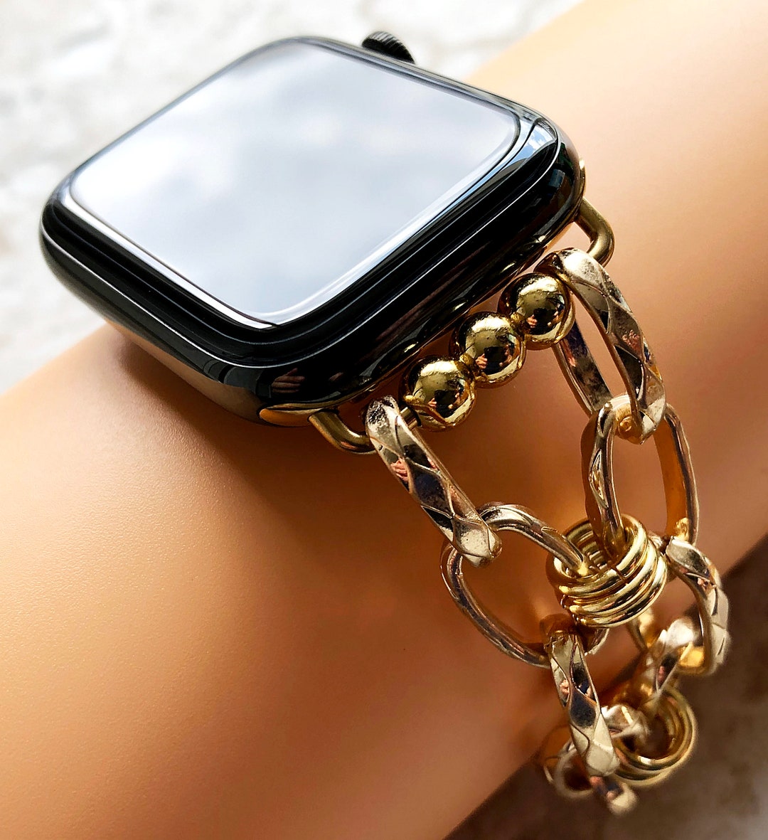 Apple Watch Ultra 2 9 8 7 SE 6 5 4 3 2 Braided Gold Color - Etsy