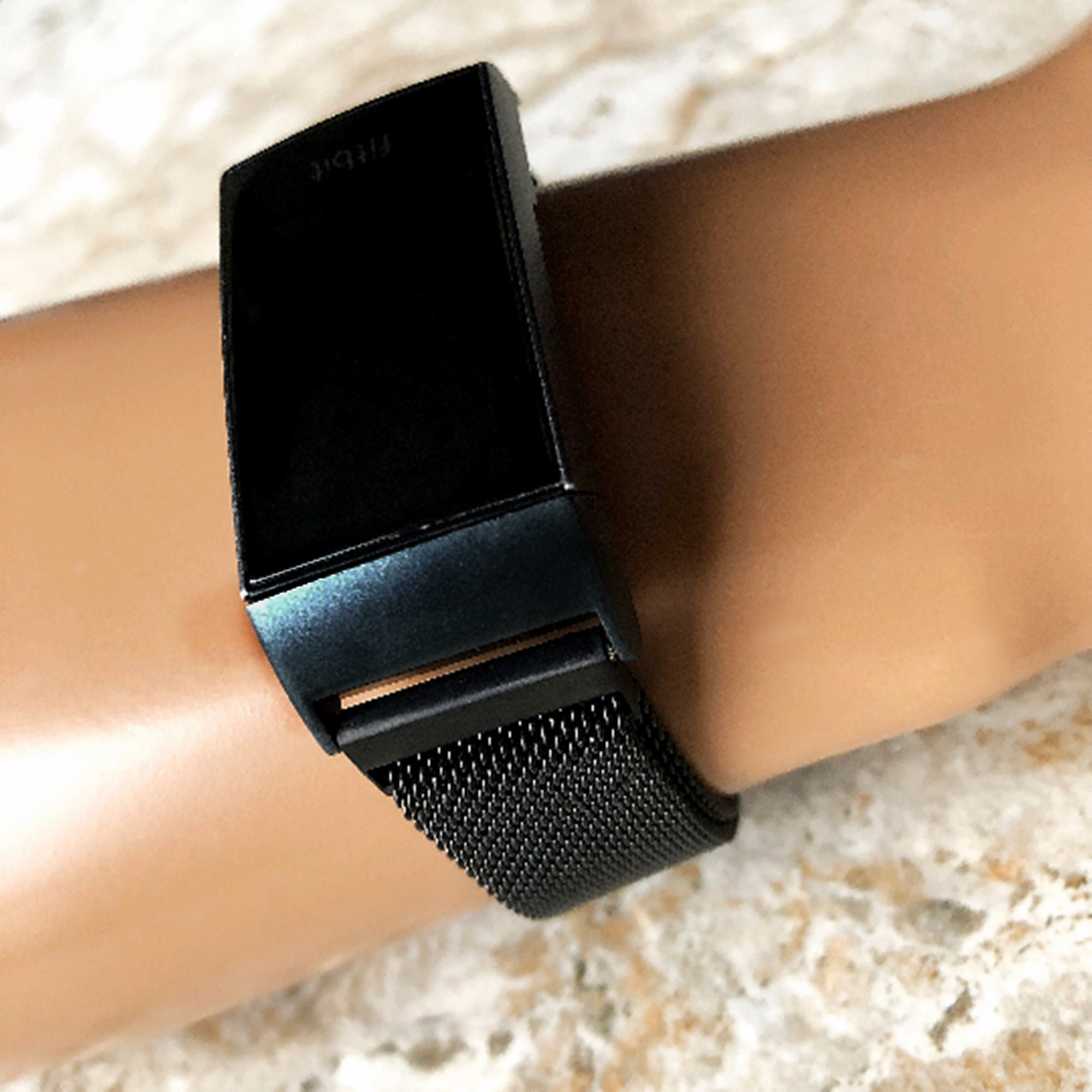 Milanese Loop Armband Fitbit Inspire 3 Svart