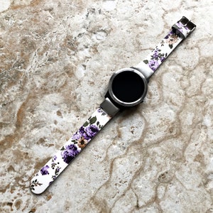 Bracelet en Siliconen (gris violet), adapté pour Garmin Fenix 5, Fenix 5  Plus, Fenix