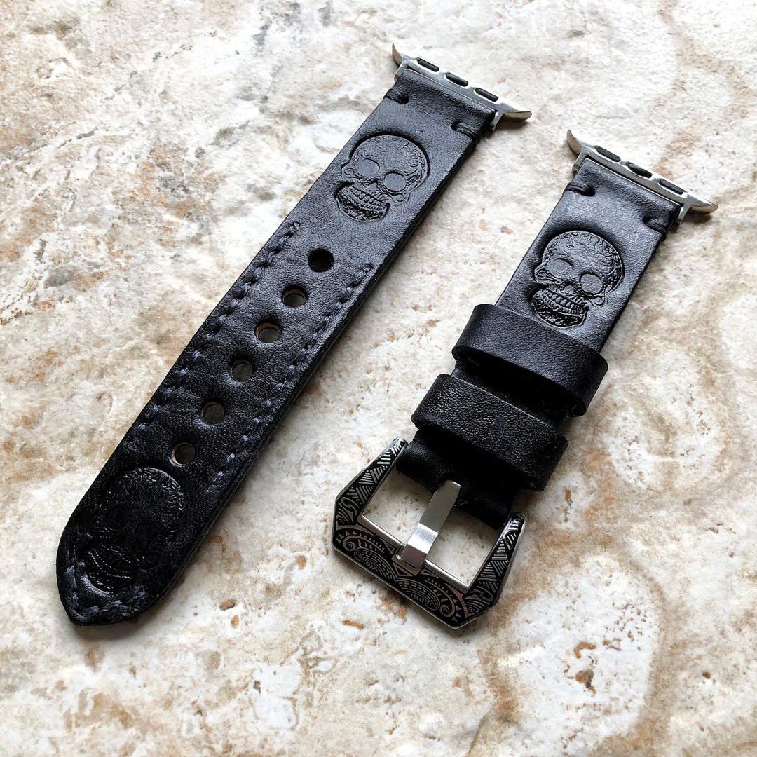 Skull watch best sale strap