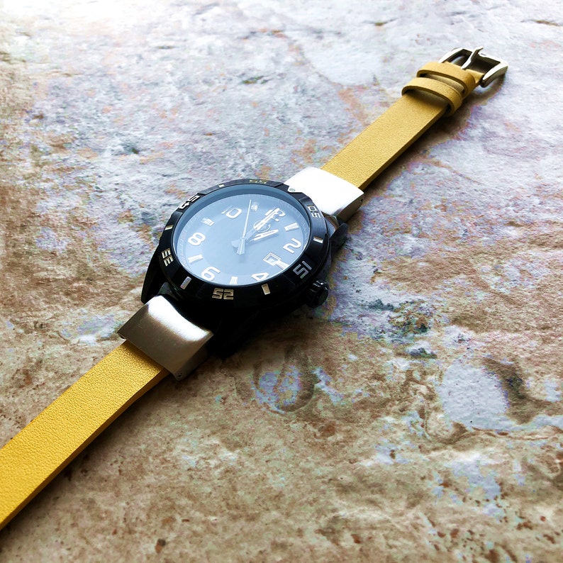 Garmin Yellow Double Wrap Band Compatible With D2 Delta S Etsy