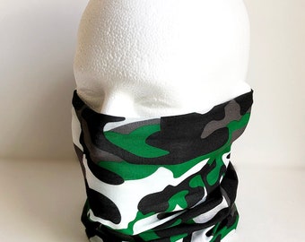 Camo Face Mask Scarf New Multi Functional Seamless Protective Covering Elastic Print Neck Gaiter Bandana Breathable Balaclava Head Wear N75