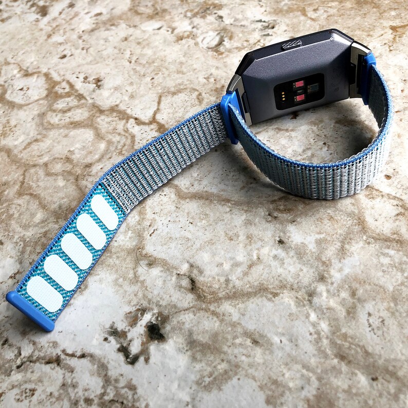 Fitbit Ionic Light Blue Sports Loop n Hook Band Strap for Etsy
