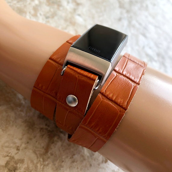 Buy Fitbit Charge 6 5 4 3 2 Fitness Tracker Brown Crocodile
