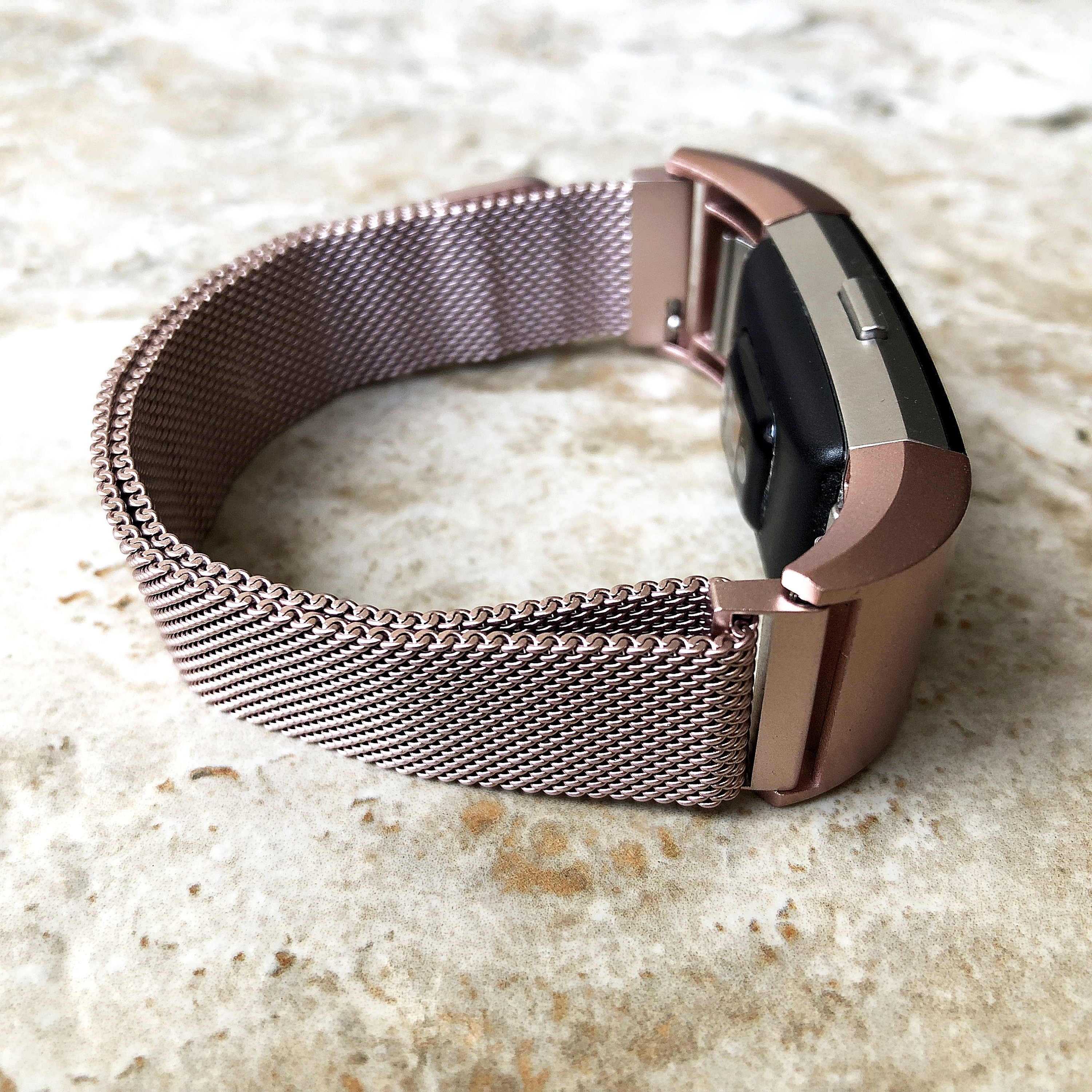 Bracelet sport gaufré Fitbit Charge 3 & 4 - violet foncé