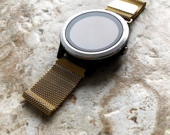 Gold Color Band Compatible With Samsung Galaxy Watch 3 45mm Etsy