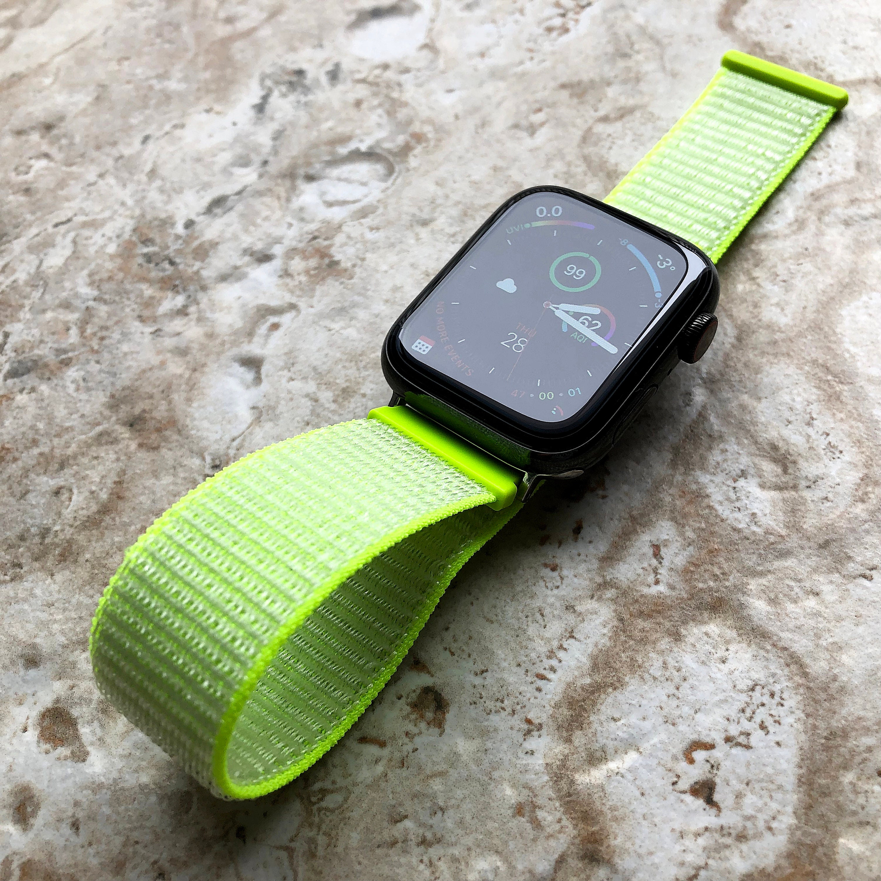 Bright Green Silicone Apple Watch Band – Palmetto Bands