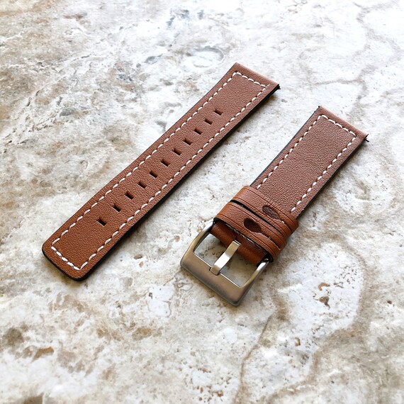 Garmin Brown Soft Leather Band for Forerunner 745 265 255 Venu 3 2