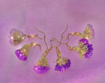 Getauchte Blume Ohrring