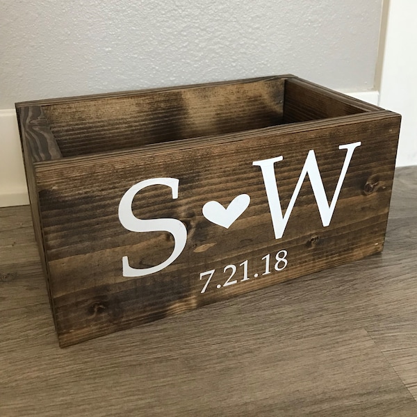 Card Box, Card Holder, Cards Sign, Gift Table Box, Rustic Wood Wedding Card Box, Rustic Wedding Decor, Wooden Card Box, Personalized Wedding