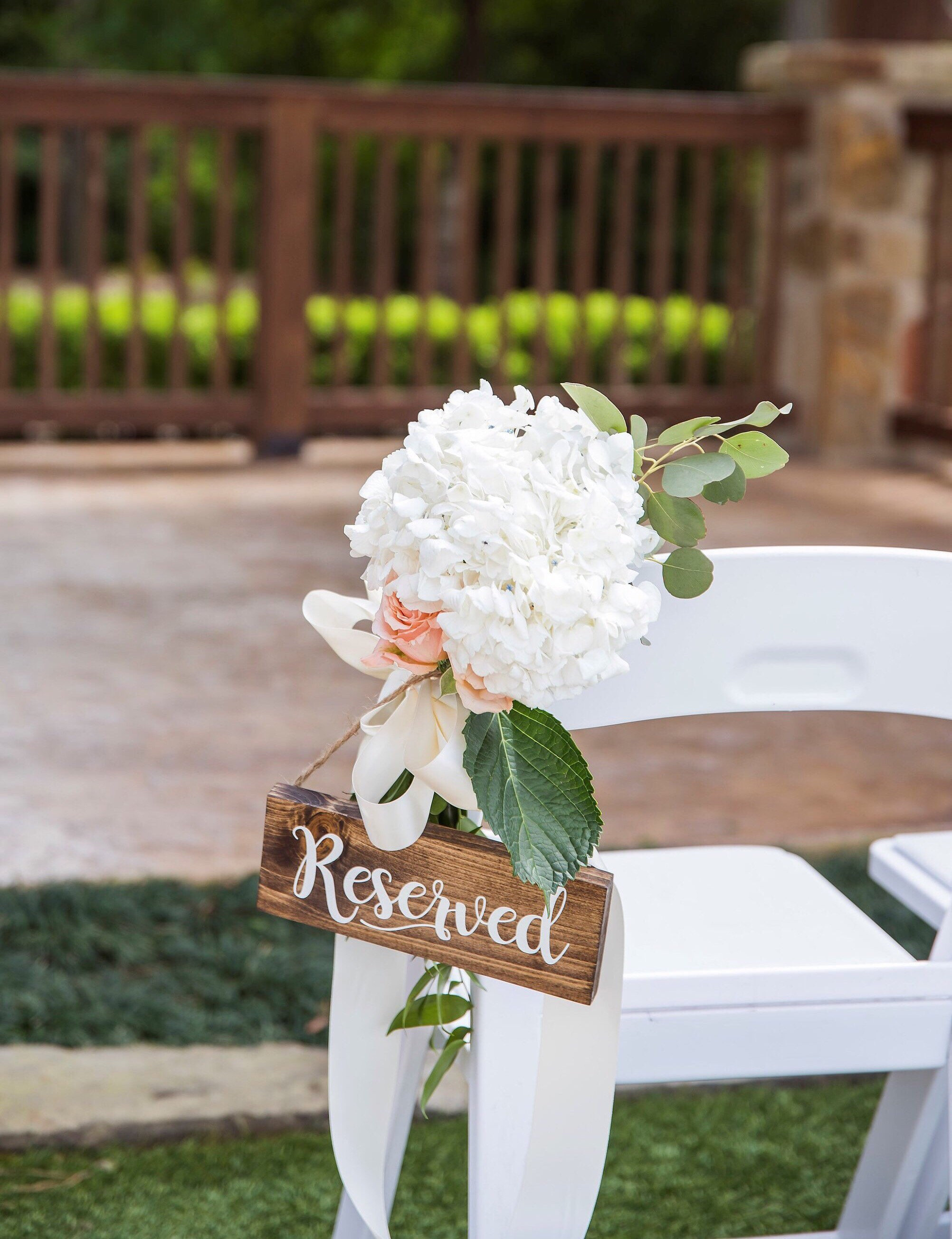 Wedding Reserved Sign - Wood Reserved Sign - Reserved Sign - Wedding …