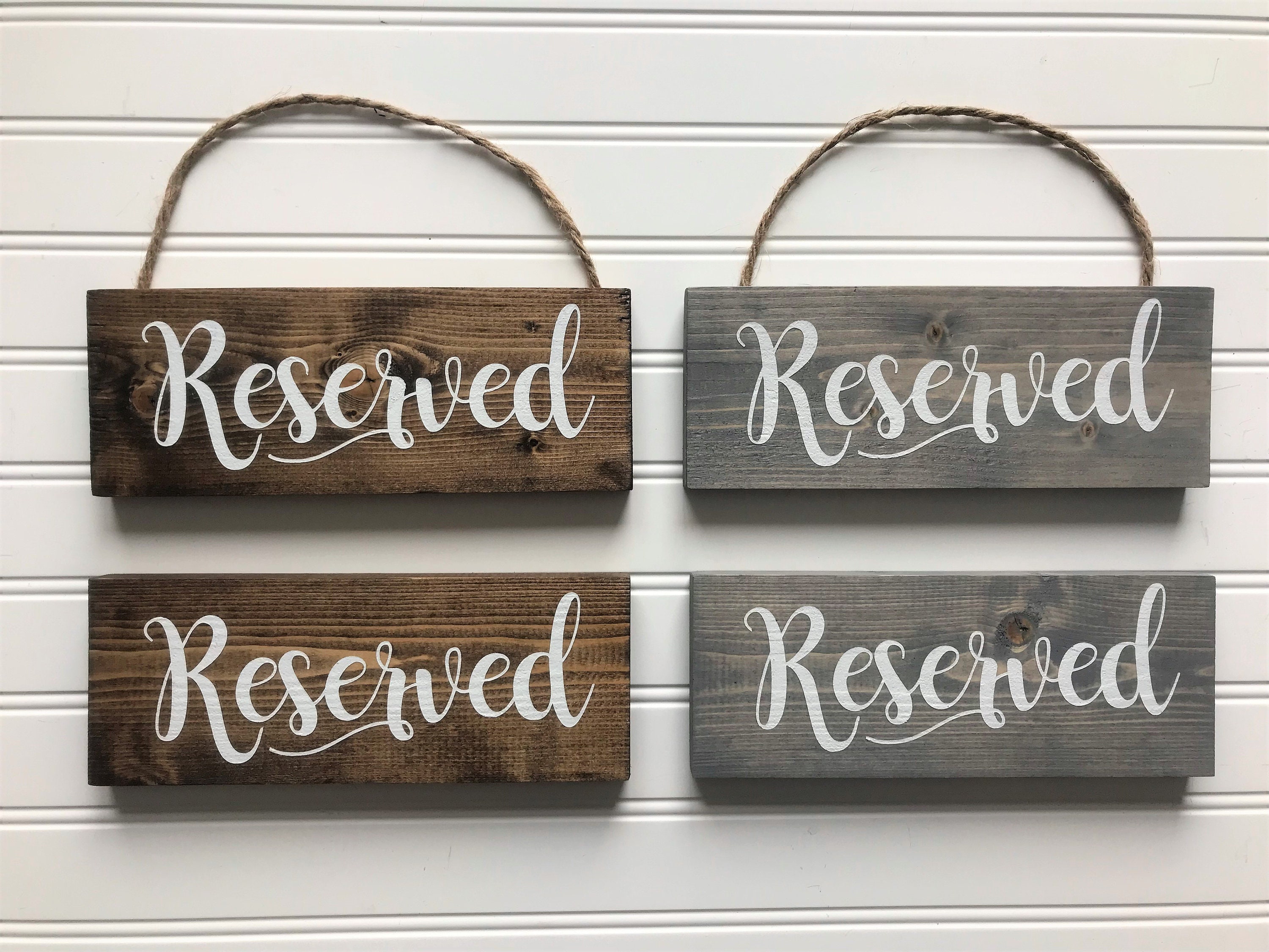 Wedding Reserved Sign - Wood Reserved Sign - Reserved Sign - Wedding …