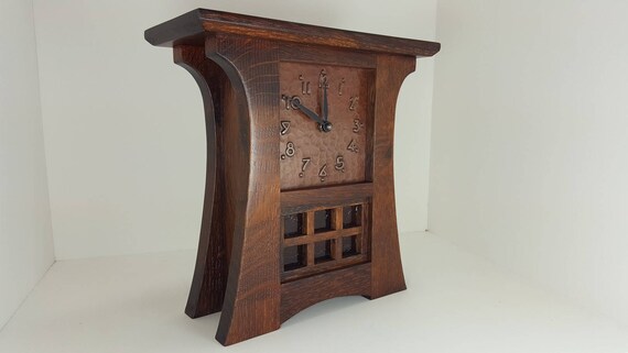 Mission Craftsman Style Arts Crafts Shelf Mantel Clock Hand | Etsy