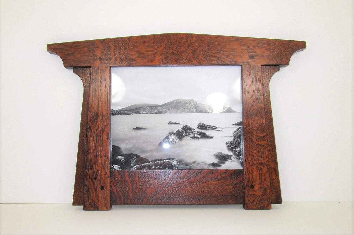 Mission Craftsman Style Arts Crafts 8 x 10 Picture Frame Etsy