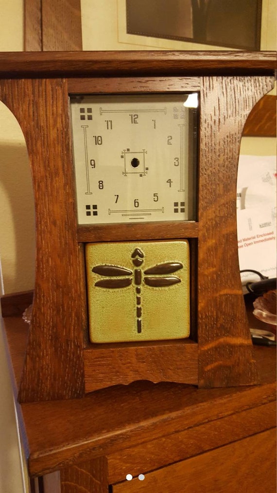 Mission Craftsman Style Arts Crafts Shelf Mantel Clock Hand | Etsy
