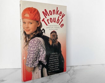 Monkey Trouble de Ellen Leroe [NOVELIZACIÓN DE UNA PELÍCULA CLÁSICA] 1994 Edición de bolsillo // Thora Birch