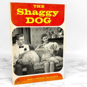 The Shaggy Dog by Elizabeth L. Griffin [FIRST EDITION PAPERBACK] 1968 • Scholastic Trade Paperback • Movie Tie-in Novelization