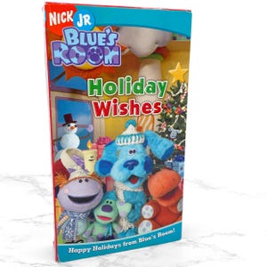 Blue's Room - Holiday Wishes [VHS] 2005 • Nick Jr • Paramount • Nickelodeon Home Video • レアなクリスマススペシャル!