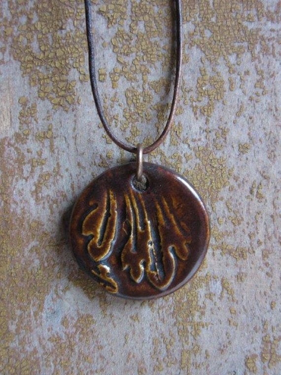 pottery necklace