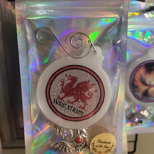 Wrexham Welsh dragon Christmas Tree Ornament