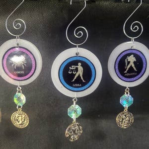 Handmade Zodiac Horoscope Resin Ornaments