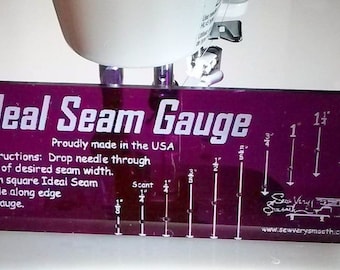 Ideal Seam Gauge - Sew Very Smooth #SVS54951, Seam Guide for Sewing and Quilting