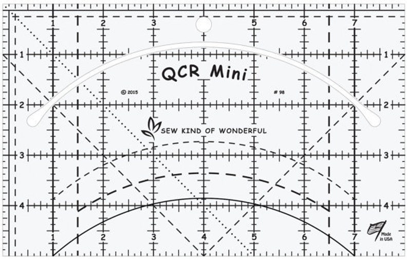 Mini Quick Curve Ruler by Sew Kind of Wonderful QCRMINI - Etsy