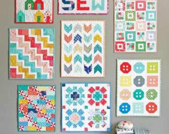 Mini Quilts Pattern Includes 8 Mini-sized Quilt Patterns - Cluck Cluck ...