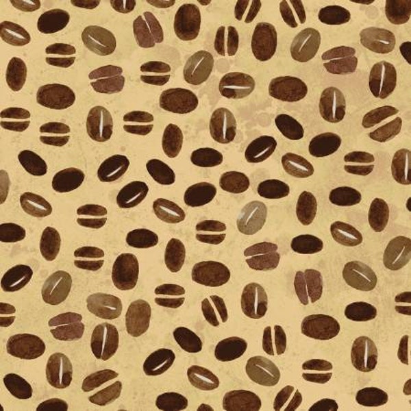 Coffee Bean Fabric Etsy