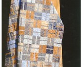 Blueberry Granola Quilt and Table Runner Pattern from Madison Cottage Design - Charm Square Friendly Quilt Pattern in Three Sizes