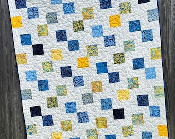 Double the Charm Quilt Pattern PDF Version, Cuddle Cat Quiltworks CCQ084, Charm Square Quilt Pattern